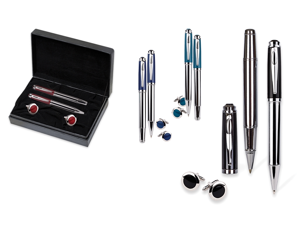 Roller-Ballpoint Pen-Cufflink
